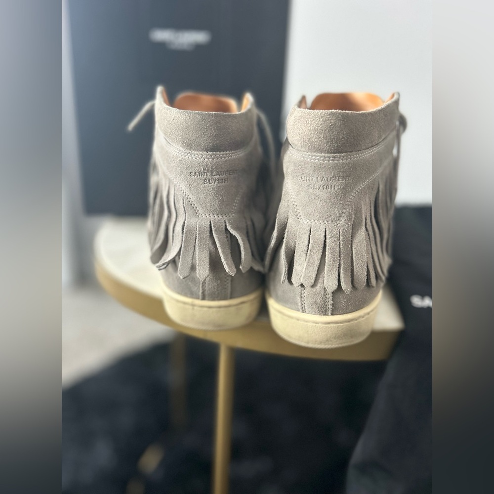 Saint Laurent High-Top Sneakers | designer | urban street fashion | - Picture 3 of 7